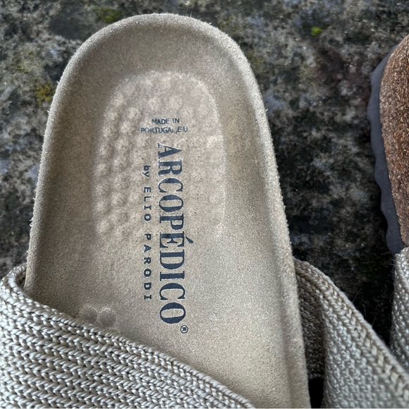 Arcopedico Vega Knit Beige Thong Sandal - Size EU 41 (US 9.5 - 10) - Picture 8 of 10